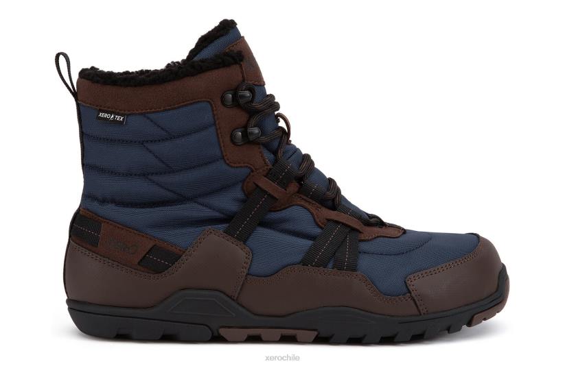 alpine - bota de nieve para hombre marrón / azul marino 040J107 Xero Shoes