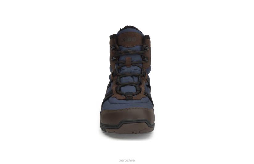 alpine - bota de nieve para hombre marrón / azul marino 040J107 Xero Shoes