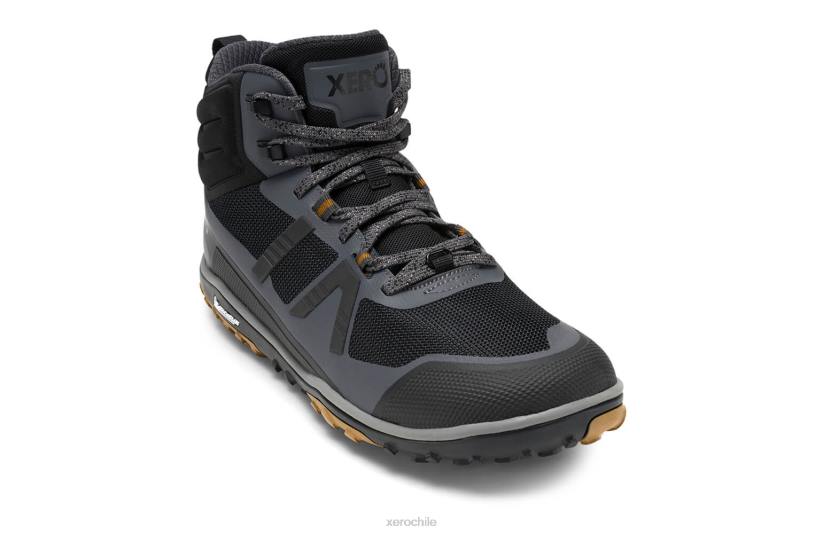 scrambler mid ii - bota de senderismo ultraligera con suela michelin de fibralite asfalto / negro 040J90 Xero Shoes
