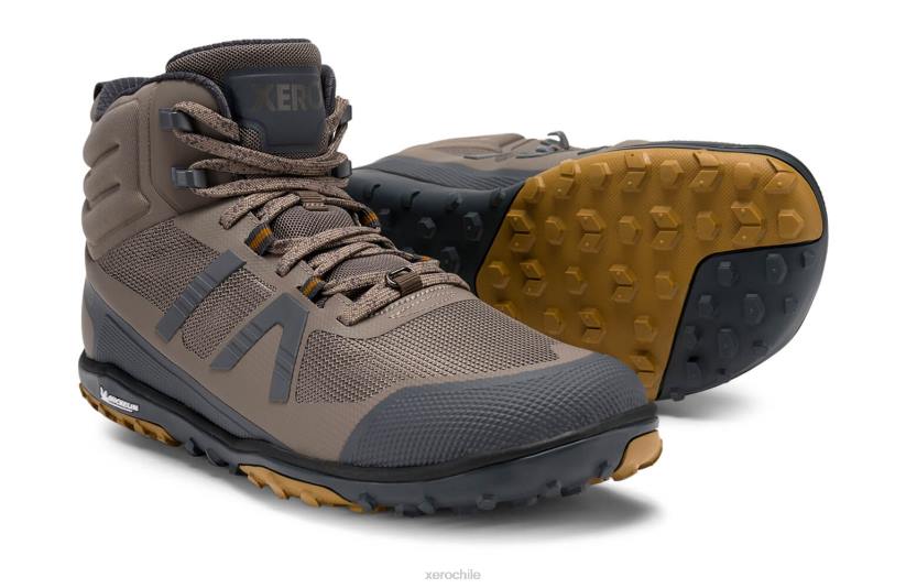 scrambler mid ii - bota de senderismo ultraligera con suela michelin de fibralite morilla 040J91 Xero Shoes