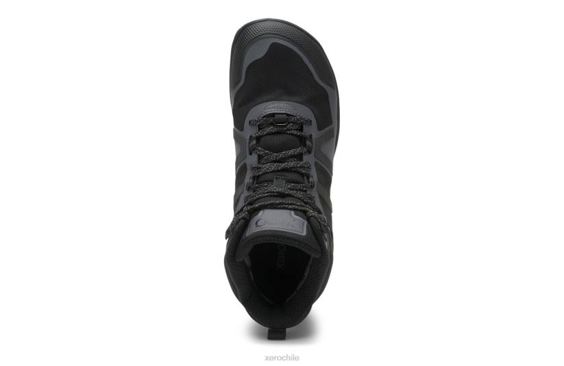 scrambler mid ii wp - bota de montaña ultraligera e impermeable negro / asfalto 040J92 Xero Shoes