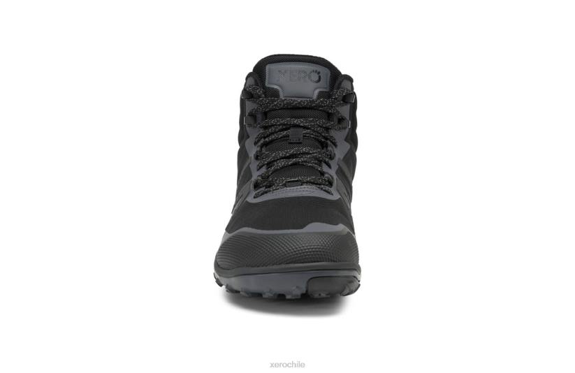 scrambler mid ii wp - bota de montaña ultraligera e impermeable negro / asfalto 040J92 Xero Shoes