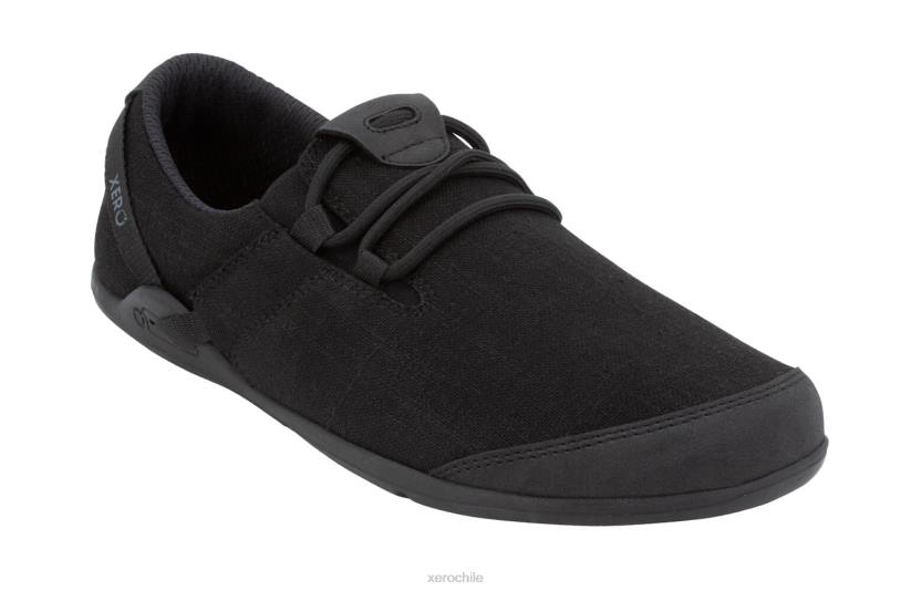 hana - comodidad casual de lona - hombres negro (cáñamo apto para la lluvia) 040J232 Xero Shoes hana - comodidad casual de lona - hombres negro (cáñamo apto para la lluvia) 040J232 Xero Shoes