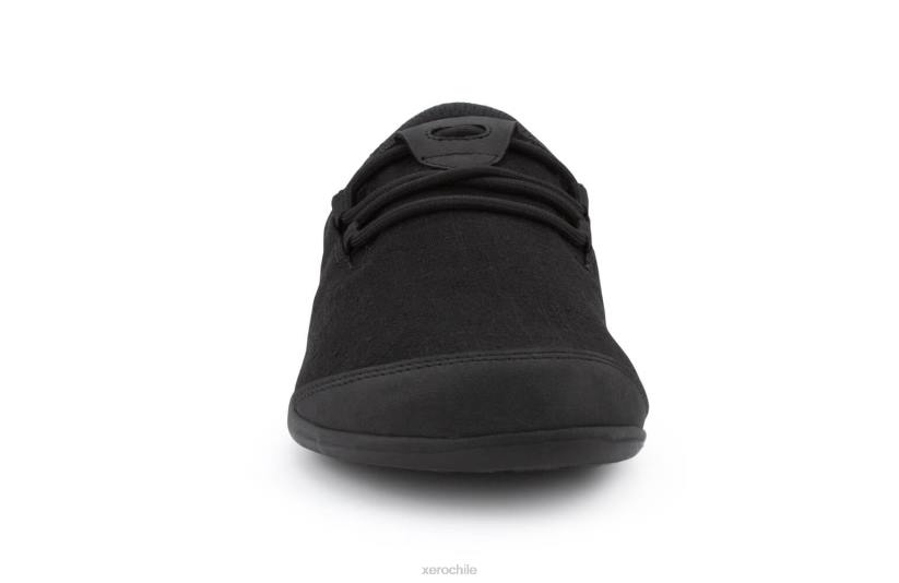 hana - comodidad casual de lona - hombres negro (cáñamo apto para la lluvia) 040J232 Xero Shoes