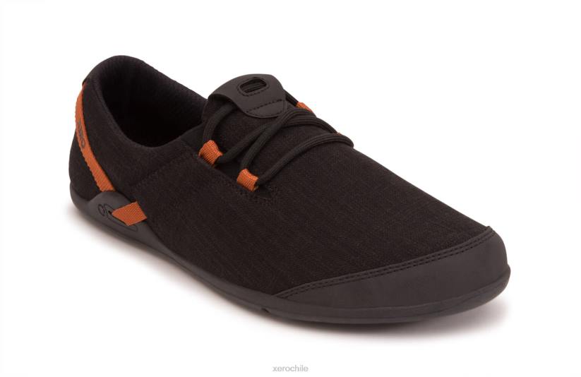 hana - comodidad casual de lona - hombres negro / óxido (cáñamo respetuoso con la lluvia) 040J234 Xero Shoes hana - comodidad casual de lona - hombres negro / óxido (cáñamo respetuoso con la lluvia) 040J234 Xero Shoes