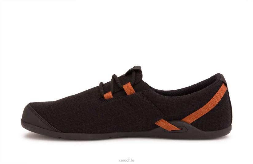 hana - comodidad casual de lona - hombres negro / óxido (cáñamo respetuoso con la lluvia) 040J234 Xero Shoes
