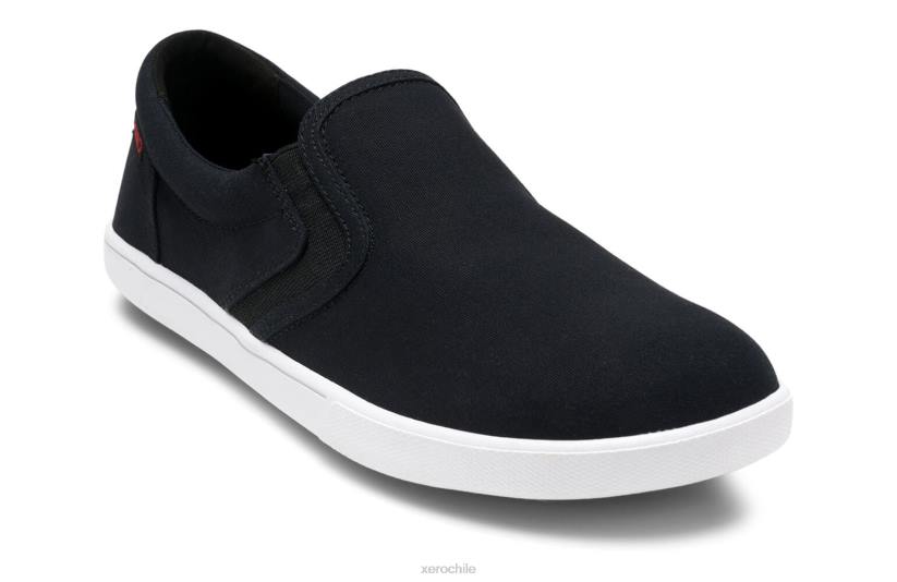 Slip-on de lona dillon: zapatilla icónica de perfil bajo negro 040J2 Xero Shoes