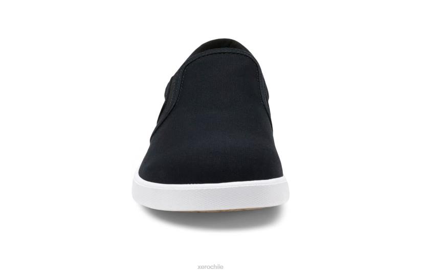 Slip-on de lona dillon: zapatilla icónica de perfil bajo negro 040J2 Xero Shoes