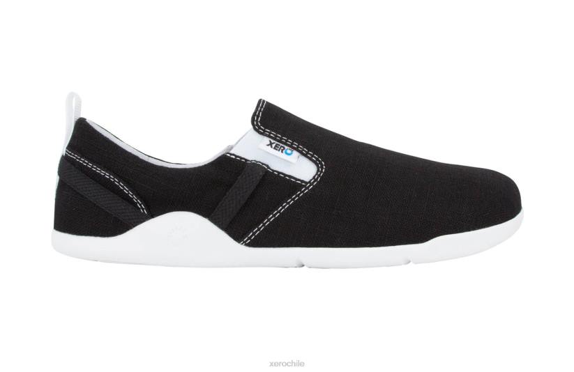 aptos - el calzado informal sin cordones de lona de cáñamo - para hombre negro 040J61 Xero Shoes