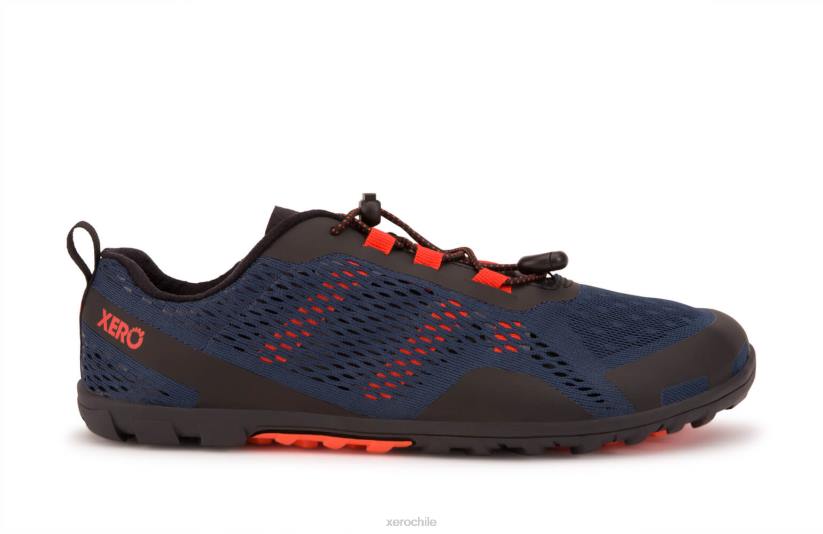 aqua x sport ¨c hombre (liquidación) azul / naranja iluminado por la luna 040J76 Xero Shoes