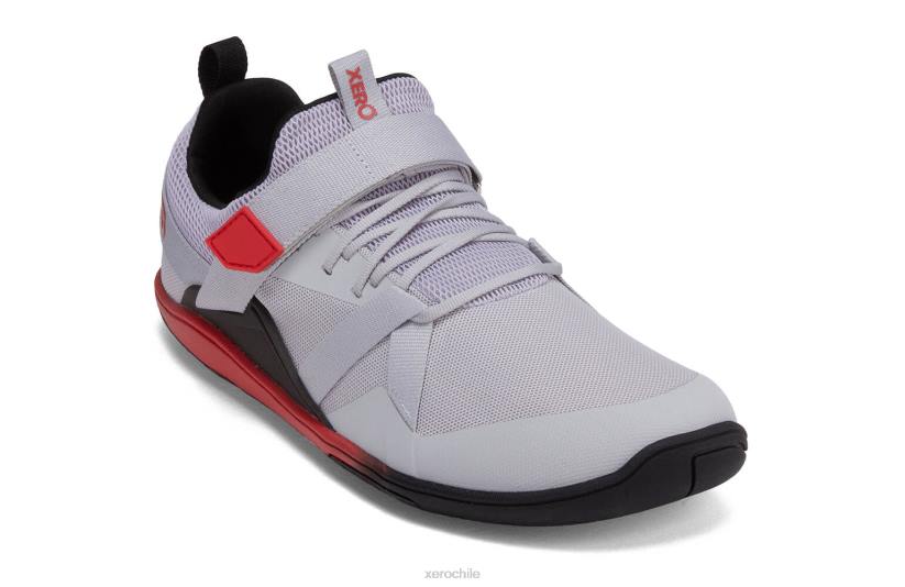 entrenador forza - hombres micro gris / rojo 040J27 Xero Shoes