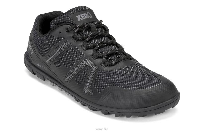 mesa trail wp - corredor de senderos impermeable negro 040J25 Xero Shoes