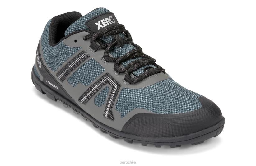 mesa trail wp - corredor de senderos impermeable trekking verde / pino 040J24 Xero Shoes