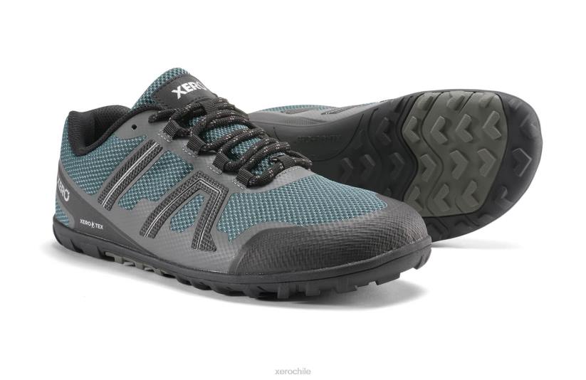 mesa trail wp - corredor de senderos impermeable trekking verde / pino 040J24 Xero Shoes