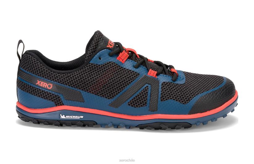 scrambler low - zapato de trail con suela michelin de fibralite legión azul 040J19 Xero Shoes