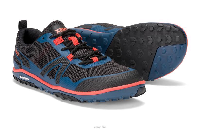 scrambler low - zapato de trail con suela michelin de fibralite legión azul 040J19 Xero Shoes
