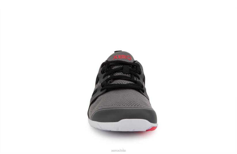 zelen: tu correcaminos ecológico gris oscuro / rojo 040J41 Xero Shoes
