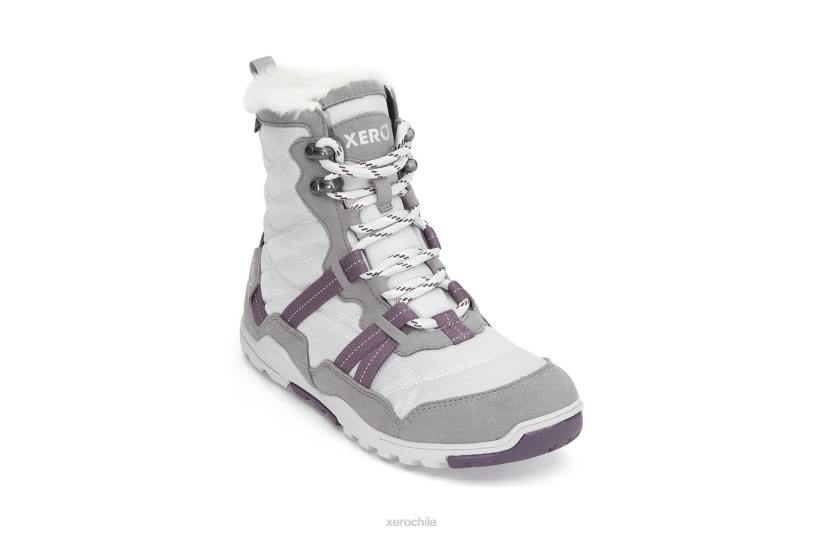 alpine - bota de nieve para mujer gris escarcha / blanco (sin árboles) 040J222 Xero Shoes