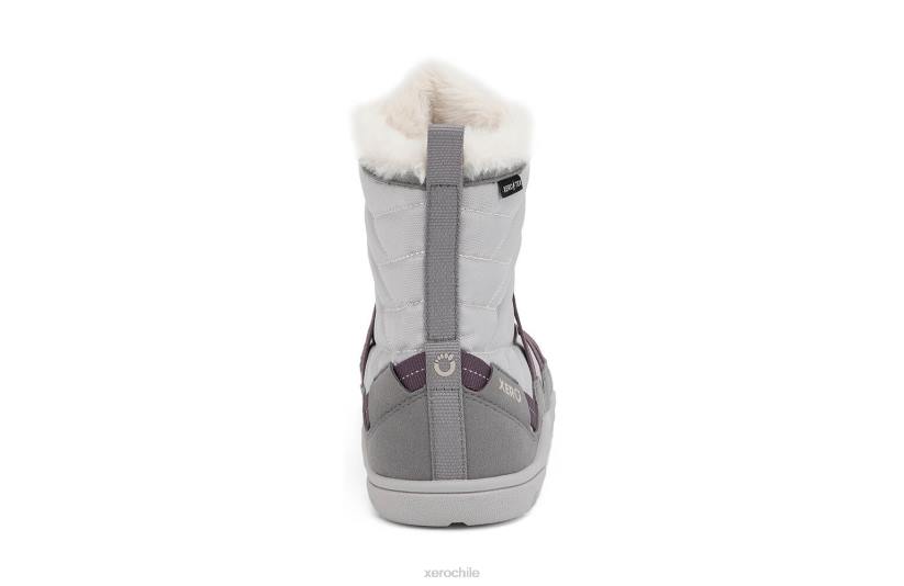 alpine - bota de nieve para mujer gris escarcha / blanco (sin árboles) 040J222 Xero Shoes