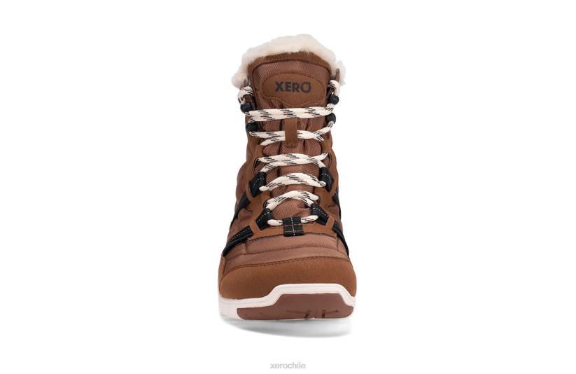 alpine - bota de nieve para mujer marrón caucho / cáscara de huevo 040J223 Xero Shoes