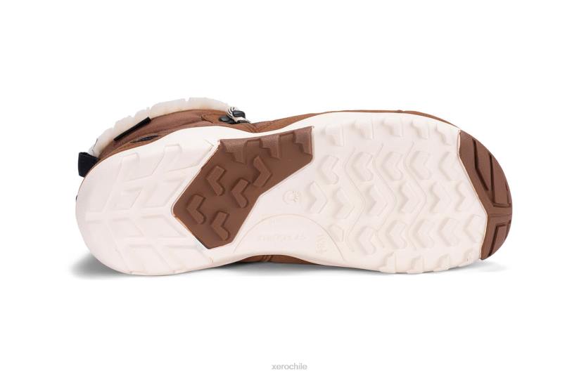 alpine - bota de nieve para mujer marrón caucho / cáscara de huevo 040J223 Xero Shoes