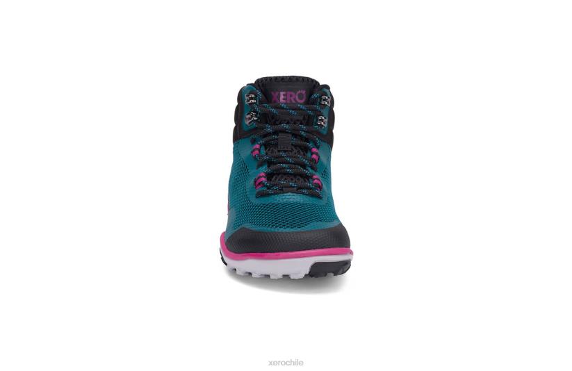 scrambler mid - bota de montaña ultraligera con suela michelin de fibralite lago profundo / fucsia 040J201 Xero Shoes