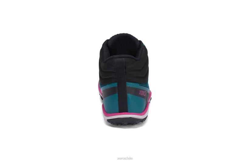 scrambler mid - bota de montaña ultraligera con suela michelin de fibralite lago profundo / fucsia 040J201 Xero Shoes