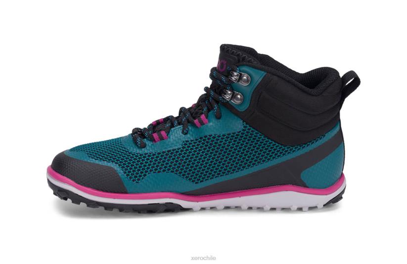 scrambler mid - bota de montaña ultraligera con suela michelin de fibralite lago profundo / fucsia 040J201 Xero Shoes