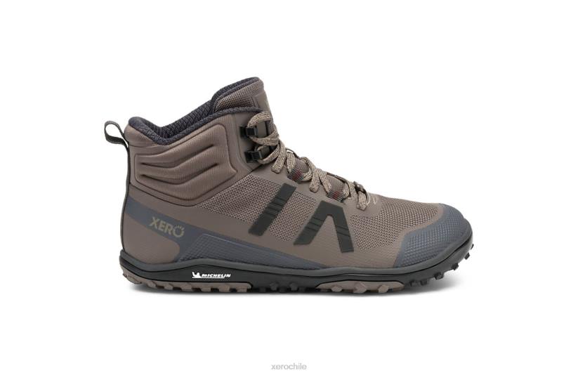 scrambler mid ii - bota de senderismo ultraligera con suela michelin de fibralite morilla 040J194 Xero Shoes