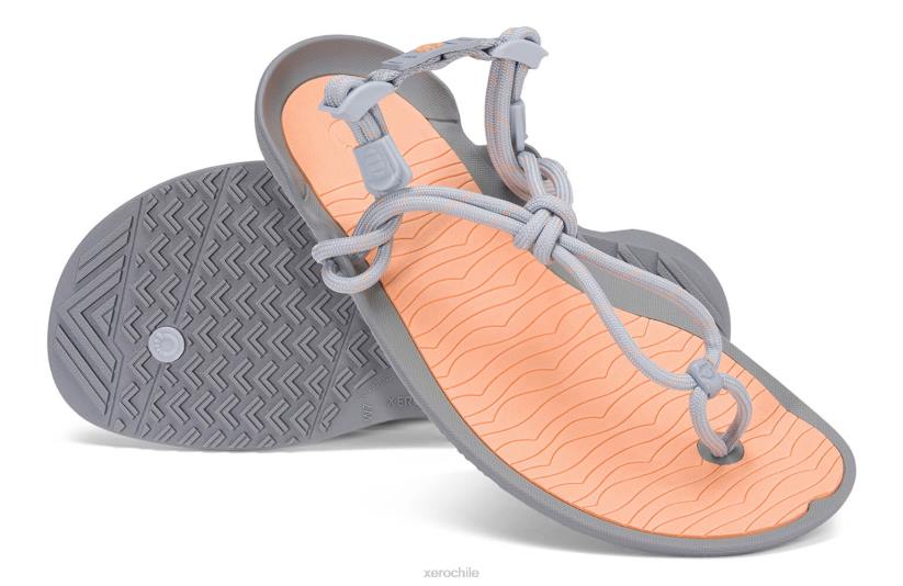 aqua cloud - sandalia versátil para actividades y deportes acuáticos naranja simulada 040J192 Xero Shoes