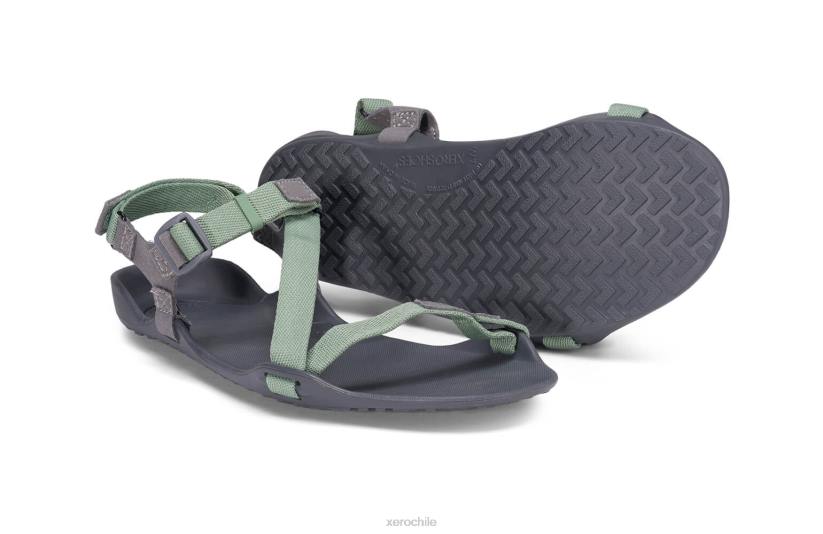 z-trek: la sandalia deportiva ligera y plegable verde 040J189 Xero Shoes