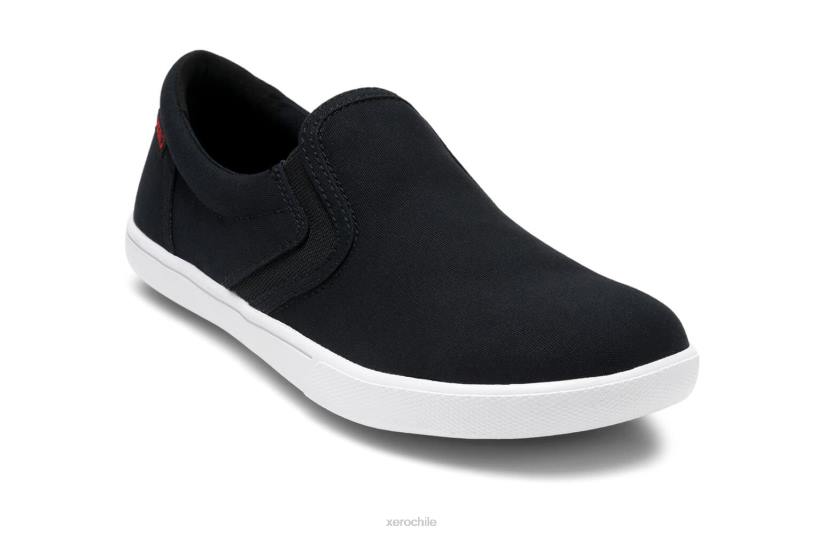 Slip-on de lona dillon: zapatilla icónica de perfil bajo negro 040J263 Xero Shoes