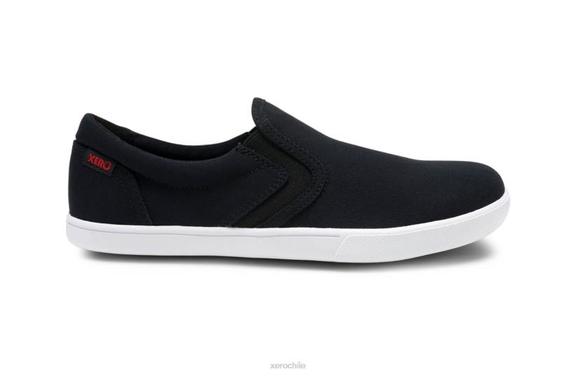 Slip-on de lona dillon: zapatilla icónica de perfil bajo negro 040J263 Xero Shoes