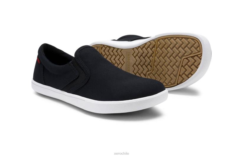 Slip-on de lona dillon: zapatilla icónica de perfil bajo negro 040J263 Xero Shoes