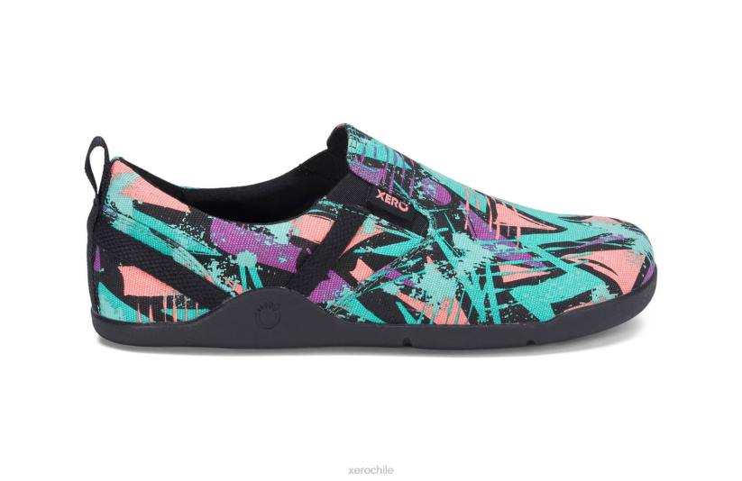 aptos - el calzado informal sin cordones de lona de cáñamo - para mujer espectros verdes 040J161 Xero Shoes