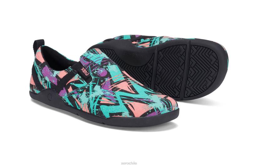 aptos - el calzado informal sin cordones de lona de cáñamo - para mujer espectros verdes 040J161 Xero Shoes