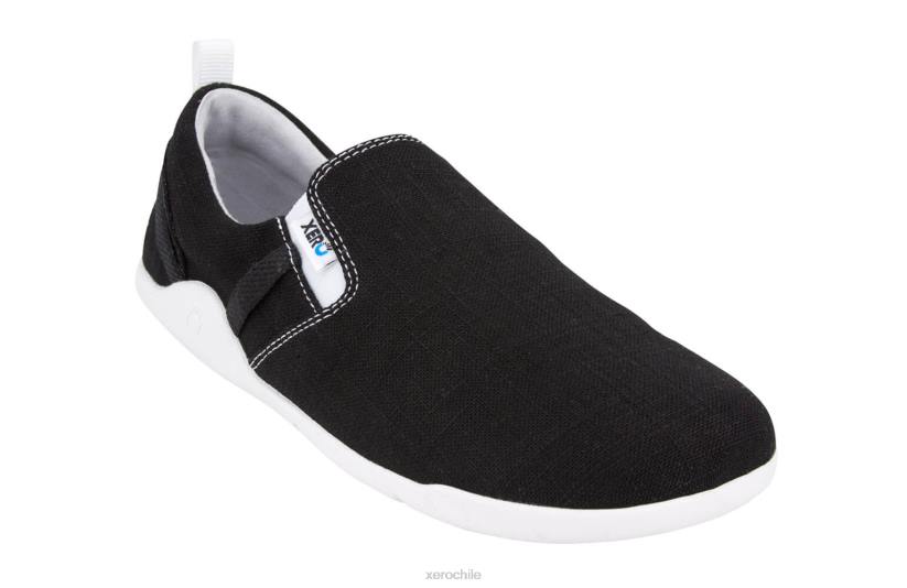 aptos - el calzado informal sin cordones de lona de cáñamo - para mujer negro 040J162 Xero Shoes