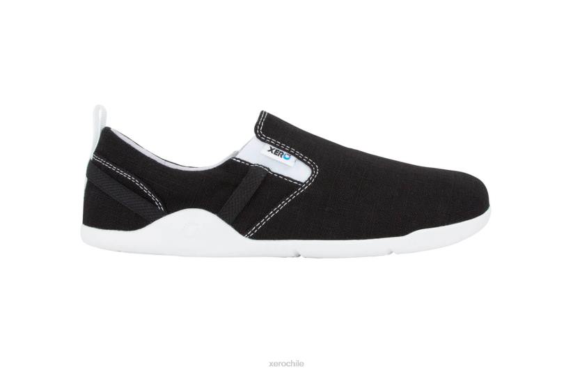 aptos - el calzado informal sin cordones de lona de cáñamo - para mujer negro 040J162 Xero Shoes