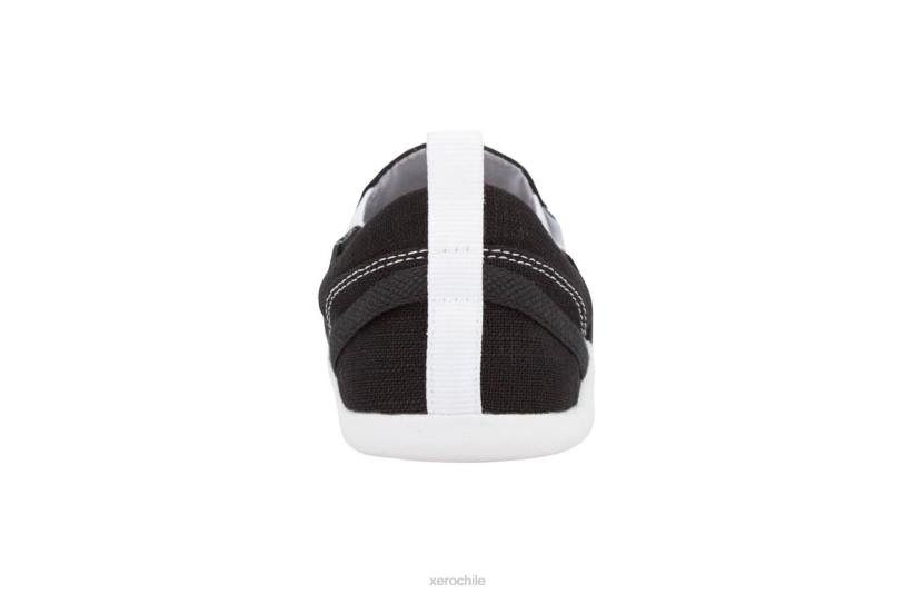aptos - el calzado informal sin cordones de lona de cáñamo - para mujer negro 040J162 Xero Shoes