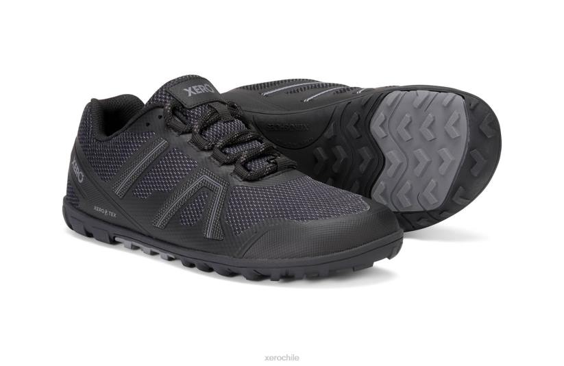 mesa trail wp - corredor de senderos impermeable negro 040J130 Xero Shoes