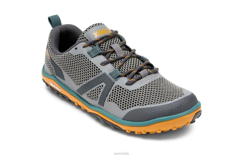 scrambler low - zapato de trail con suela michelin de fibralite gris asfalto 040J125 Xero Shoes
