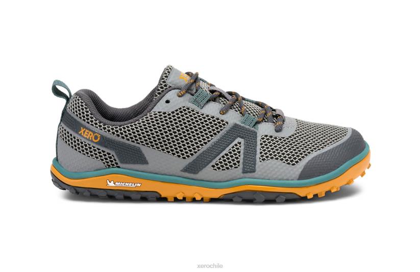 scrambler low - zapato de trail con suela michelin de fibralite gris asfalto 040J125 Xero Shoes