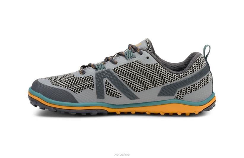 scrambler low - zapato de trail con suela michelin de fibralite gris asfalto 040J125 Xero Shoes