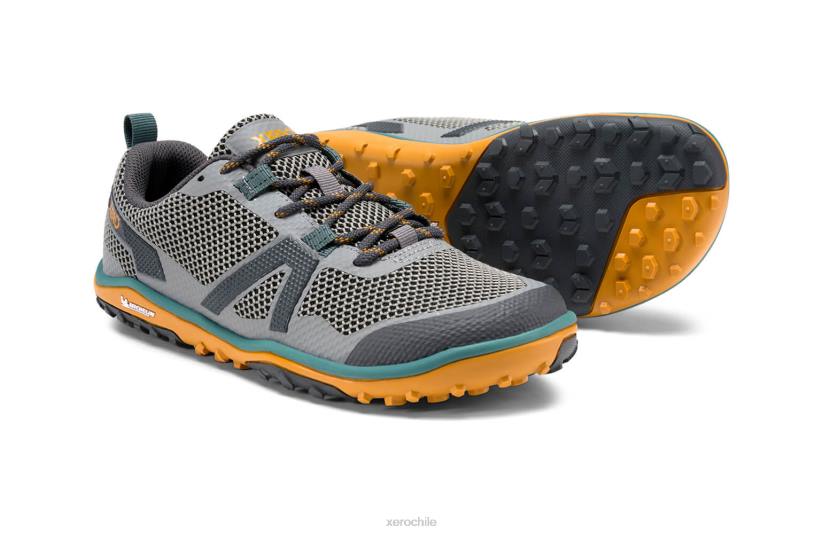 scrambler low - zapato de trail con suela michelin de fibralite gris asfalto 040J125 Xero Shoes