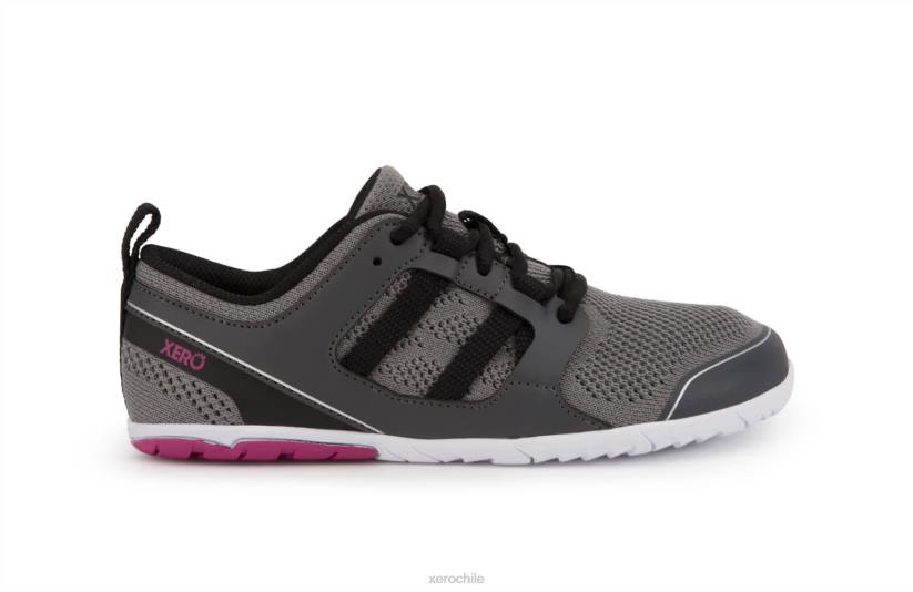 zelen: tu correcaminos ecológico gris acero / fucsia 040J147 Xero Shoes