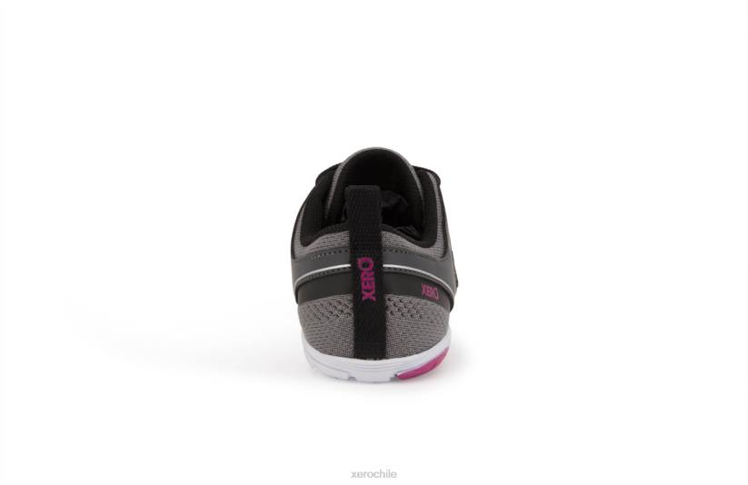 zelen: tu correcaminos ecológico gris acero / fucsia 040J147 Xero Shoes