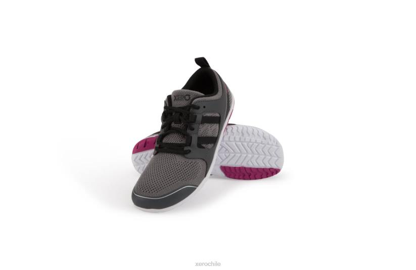 zelen: tu correcaminos ecológico gris acero / fucsia 040J147 Xero Shoes