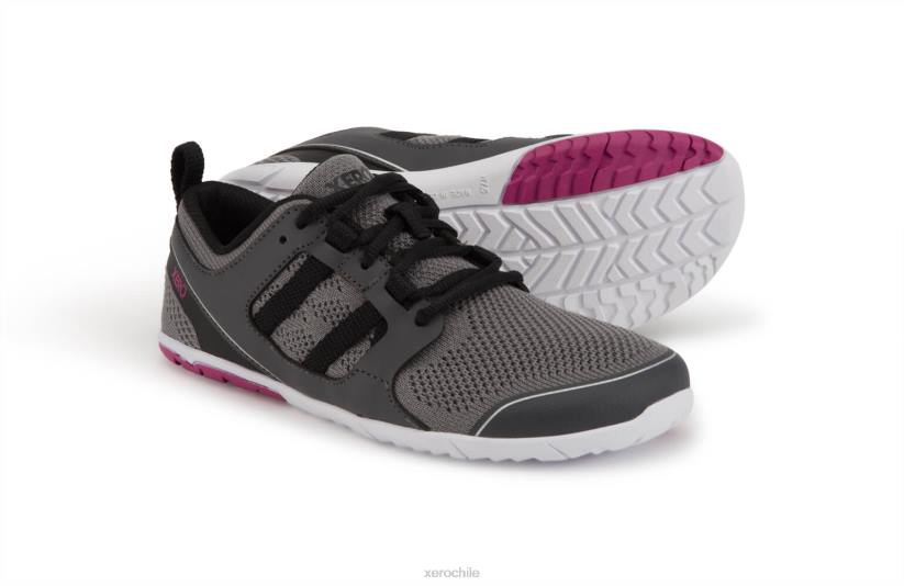 zelen: tu correcaminos ecológico gris acero / fucsia 040J147 Xero Shoes