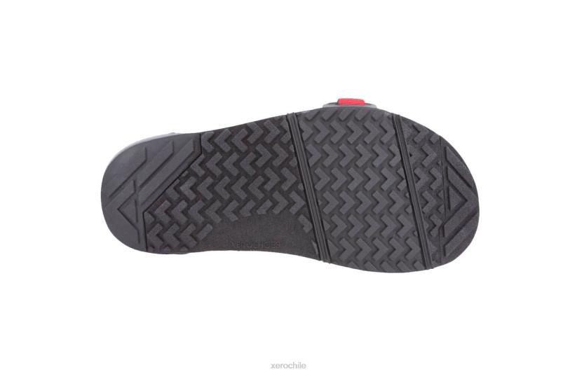 z-trail - la sandalia deportiva definitiva - niños carbón / pimiento rojo 040J226 Xero Shoes