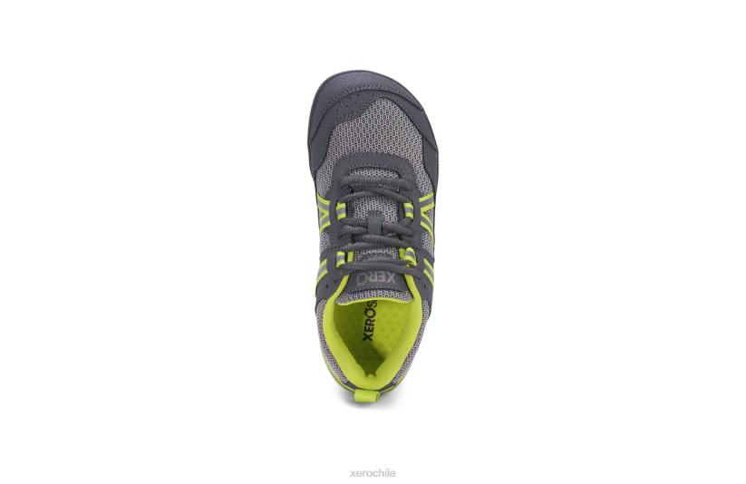 Zapatilla para correr y fitness prio - niños gris / lima 040J285 Xero Shoes